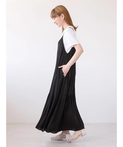 AMERICAN HOLIC(アメリカンホリック)の「キレイcottonクルーネックカットプルオーバー(Tシャツ/カットソー・レディース・ブラック/オフホワイト・S/M/L)」の18枚目の写真