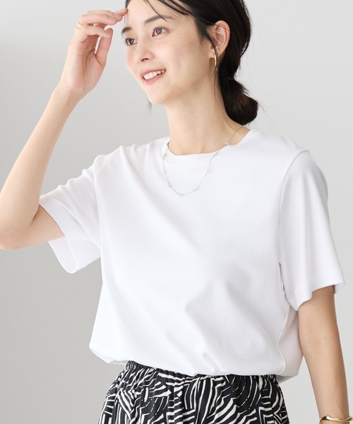 極美品⭐️秋色AMERI MEDI SILK COTTON LONG SHIRT セール】COTTON SILK HALTER TOP（Tシャツ/カットソー）｜Ameri