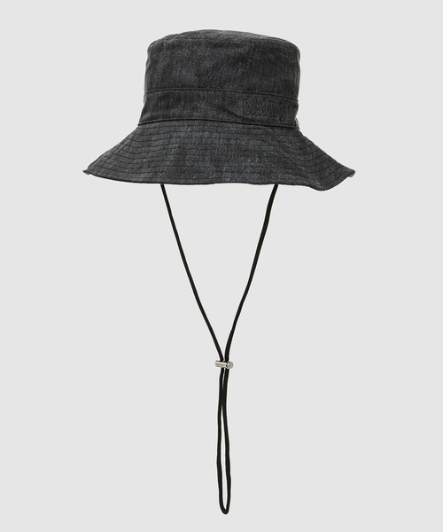 GANNI(ガニー)の「Fisherman Bucket Hat Denim(ハット・レディース・ブラック・XS/S/M/L)」の1枚目の写真
