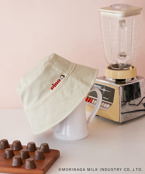 Pino meets ROPE' PICNIC】刺繍リバーシブルバケットハット（ハット