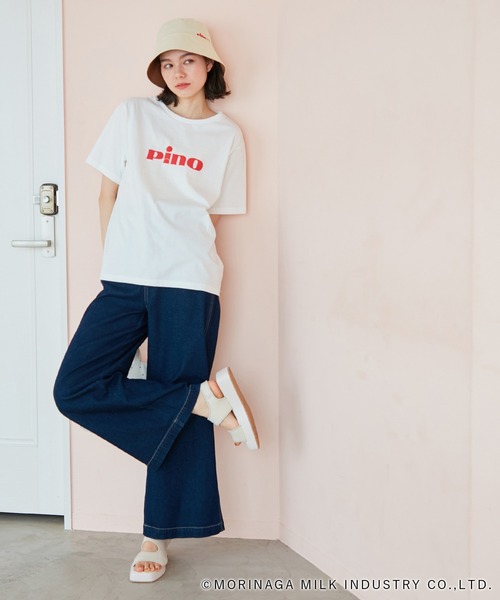 Pino meets ROPE' PICNIC】刺繍リバーシブルバケットハット（ハット