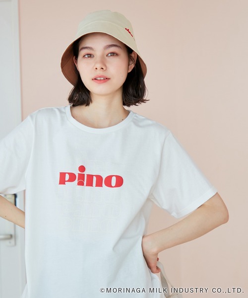 Pino meets ROPE' PICNIC】刺繍リバーシブルバケットハット（ハット