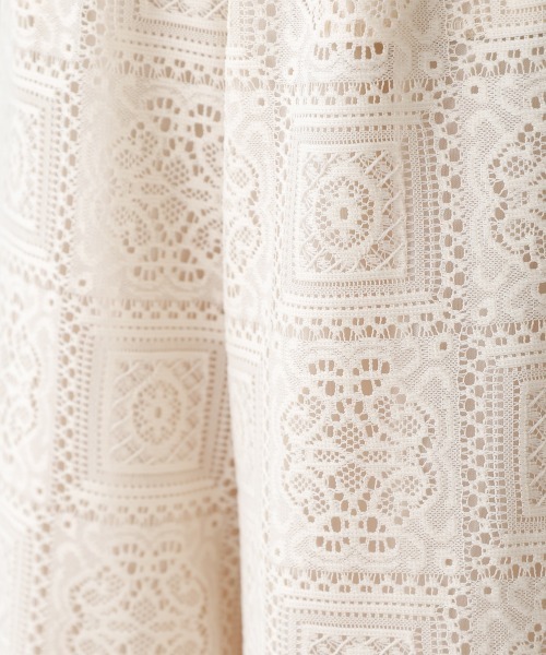 Bab（バブ）の「ブロックレースストレートパンツ（その他パンツ・レディース・オフホワイト/ホワイト系その他/ブラック・M）」の16枚目の写真