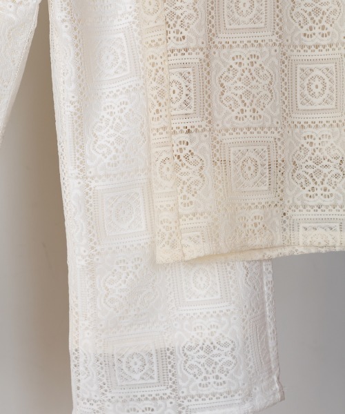 Bab（バブ）の「ブロックレースストレートパンツ（その他パンツ・レディース・オフホワイト/ホワイト系その他/ブラック・M）」の10枚目の写真