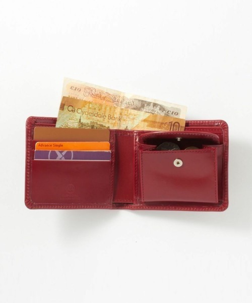 【GLENROYAL/グレンロイヤル】HIP WALLET WITH DIVIDER/ブライドルレザー二つ折り財布（財布）｜GLENROYAL（グレンロイヤル）