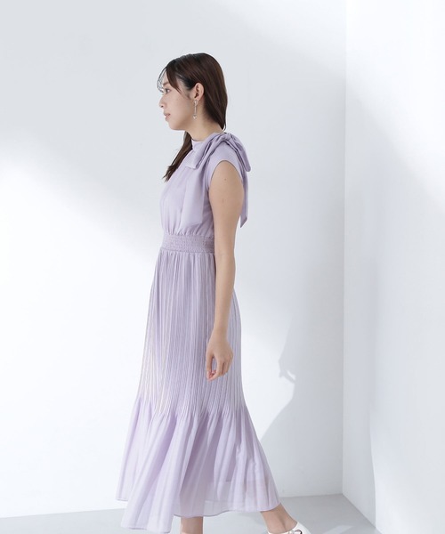 NATURAL BEAUTY BASIC サイドリボンプリーツワンピース 楽天市場】【SALE／50%OFF】サイドリボンプリーツワンピース