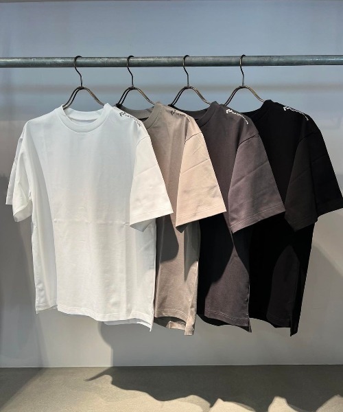 CUSTOM CULTURE(カスタムカルチャー)の「【Custom Culture】引き揃え天竺 クルーネック ショートスリーブTシャツ(Tシャツ/カットソー・メンズ・ホワイト/ブラック/チャコールグレー/ライトグレー・2/3)」の10枚目の写真