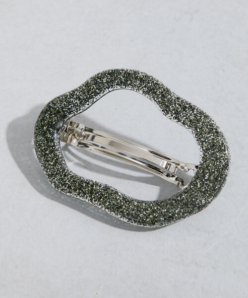 Kastane（カスタネ）の「【fiw.】クラウドバレッタ（バレッタ/ヘアクリップ・レディース・ブラック/ベージュ/シルバー・FREE）」の5枚目の写真