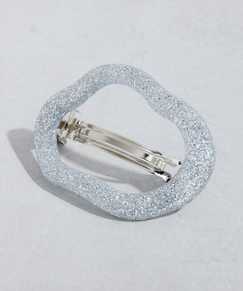 Kastane（カスタネ）の「【fiw.】クラウドバレッタ（バレッタ/ヘアクリップ・レディース・ブラック/ベージュ/シルバー・FREE）」の10枚目の写真