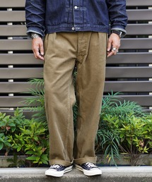 WAIPER.inc | フランス軍 1950～60年代 M-52 ツータック コーデュロイ トラウザー ストレートシルエット WAIPER.inc(チノパンツ)
