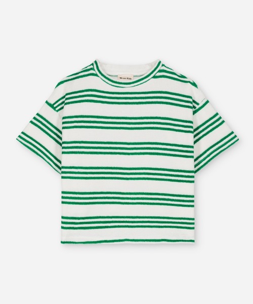 【セール】TEE JORDAN TERRY GREEN SPORTY STRIPES（Tシャツ/カットソー）｜We are Kids（ウィーアーキッズ）