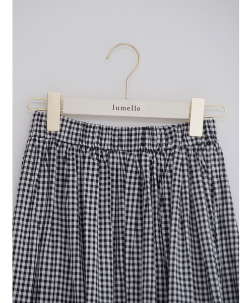 JUMELLE（ジュメロ）の「gingham check skirt【低身長~高身長】（スカート・レディース・ブラック・FREE）」の20枚目の写真