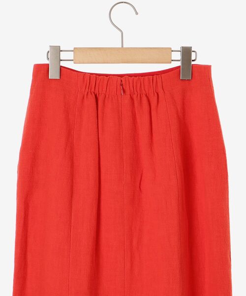 le.coeur blanc(ルクールブラン)の「麻コットンマーメイドスカート(スカート・レディース・レッド/ブラック・38)」の4枚目の写真