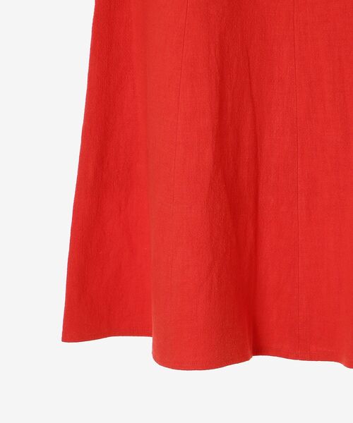 le.coeur blanc(ルクールブラン)の「麻コットンマーメイドスカート(スカート・レディース・レッド/ブラック・38)」の5枚目の写真