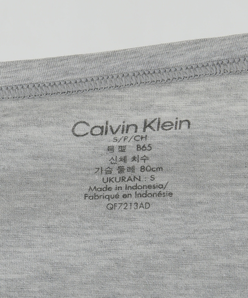 Calvin Klein（カルバン・クライン）の「Calvin Klein T-SHIRT BRALETTE　QF7213AD（その他アンダーウェア/インナー・レディース・ブラック/ホワイト/チャコールグレー・MEDIUM/SMALL）」の8枚目の写真
