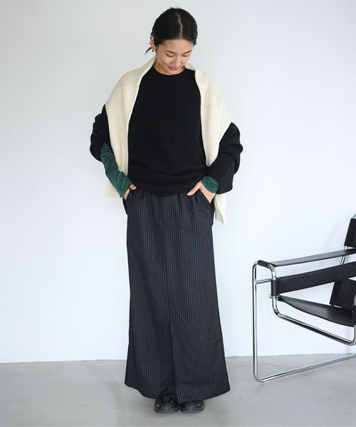 【ENCIRCLE/エンサークル】Baby wool tops/ベビーウールトップス（ニット/セーター）｜ENCIRCLE（エンサークル）