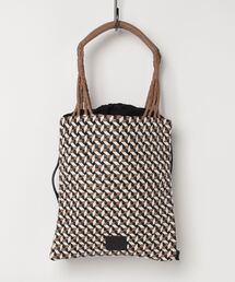 Swarajスワラージ手編みメッシュレザーTOTE」に該当するファッション