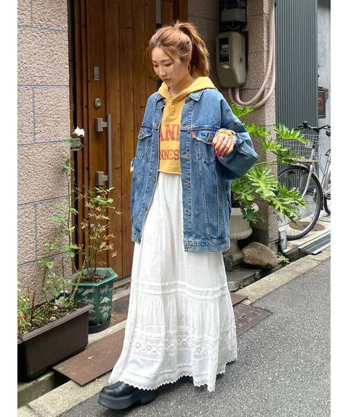 Ungrid（アングリッド）の「ロゴデザインショートパーカー（パーカー・レディース・ライトグレー/イエロー/グリーン・FREE）」の22枚目の写真