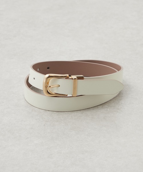 PAPILLONNER（パピヨネ）の「2WAYリバーシブルベルト/新色追加（ベルト・レディース・ブラック/グレイッシュベージュ/ブラック系その他・FREE）」の7枚目の写真