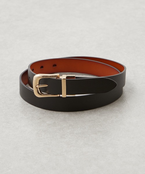 PAPILLONNER（パピヨネ）の「2WAYリバーシブルベルト/新色追加（ベルト・レディース・ブラック/グレイッシュベージュ/ブラック系その他・FREE）」の8枚目の写真