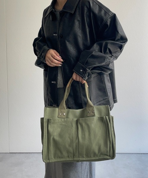 Unknown old canvas bagキャンバスツールバッグ　トートバッグ キャンバスツールトート[MARKLESS STYLE TR-1111]｜オリジナル