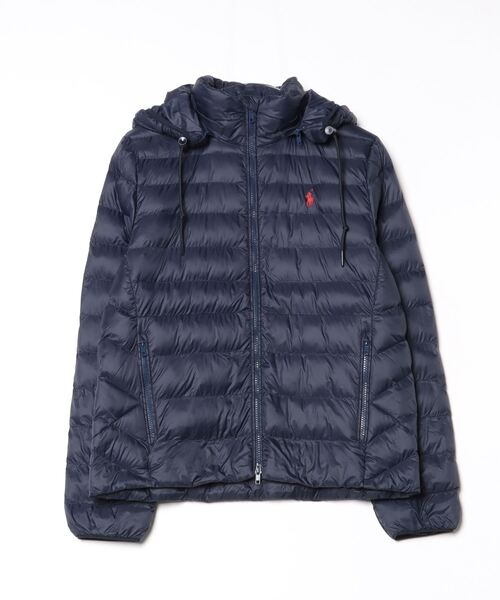 POLO RALPH LAUREN（ポロ ラルフ ローレン）の「ウォーターレジスタント パッカブル フーデッド ジャケット（その他アウター・レディース・ネイビー系1・L/M/S/XS/XXS）」の4枚目の写真