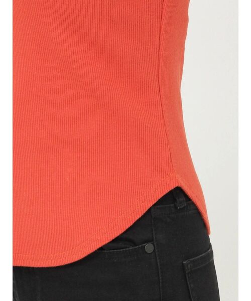 MURUA（ムルーア）の「バックシャンリブカットソー（Tシャツ/カットソー・レディース・オレンジ/ホワイト/ブラック・FREE）」の19枚目の写真
