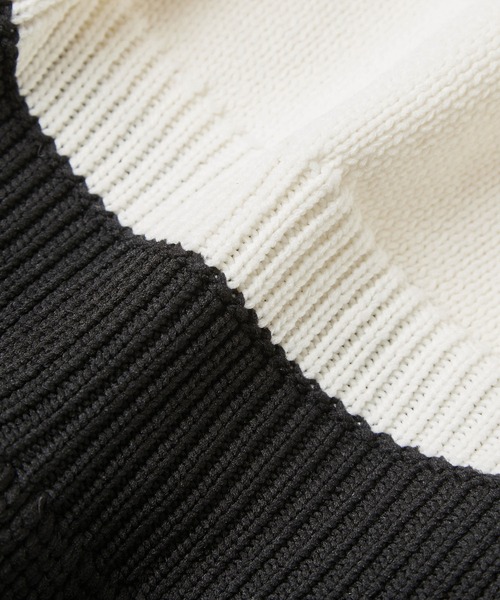 ADAM ET ROPE'(アダムエロペ)の「【WEB限定・洗える】ツイストニットビスチェ(ニット/セーター・レディース・オフホワイト/グレー/ブラック・FREE)」の13枚目の写真