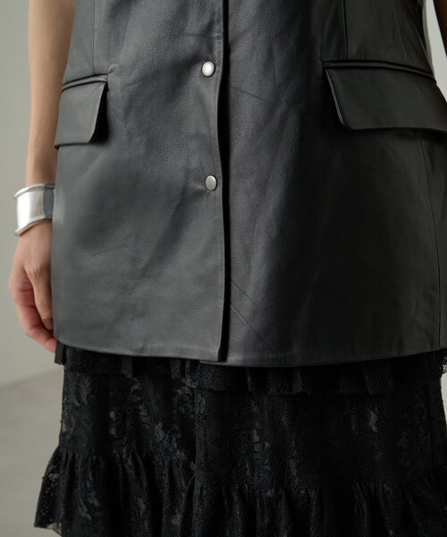 LOUNGEDRESS（ラウンジドレス）の「レザーベスト（ベスト）」 - WEAR