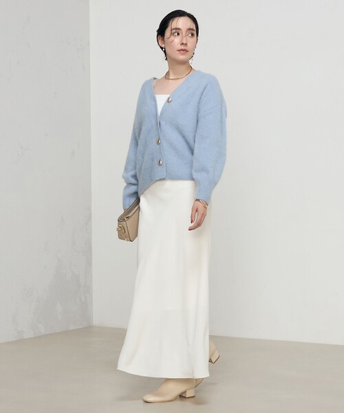 セール】ヘアリーVネックカーディガン（カーディガン/ボレロ