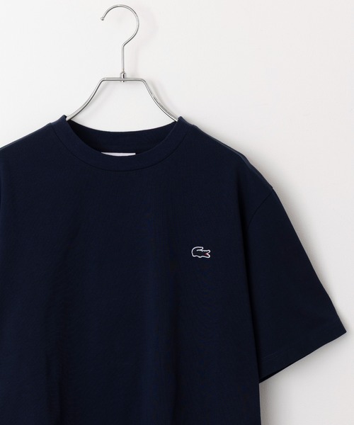 LACOSTE(ラコステ)の「【LACOSTE】ワンポイントロゴTシャツ TH5582-99(Tシャツ/カットソー・レディース・アイボリー/ホワイト/ネイビー/イエロー/ブラック/サックスブルー・XL/L/M/S/XS)」の14枚目の写真