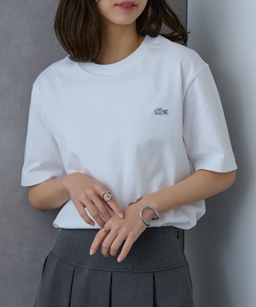 LACOSTE】ワンポイントロゴTシャツ TH5582-99（Tシャツ