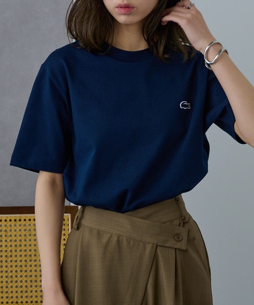【LACOSTE】ワンポイントロゴTシャツ TH5582 セール】【LACOSTE】ワンポイントロゴTシャツ TH5582-99（T