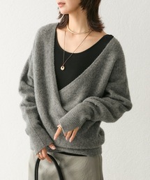 RIVE DROITE | 【前後2WAY】YAK100カシュクールニット(ニット/セーター)