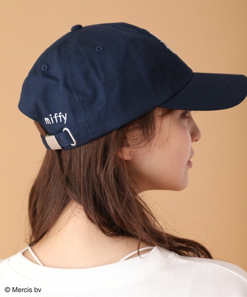 新品未使用　ネイビー キャップ BIBIY 花モチーフ 新品未使用 ネイビー キャップ BIBIY 花モチーフ BIBIY. MADE | B