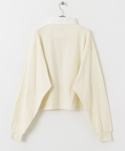 URBAN RESEARCH Sonny Label（アーバンリサーチサニーレーベル）の「TRIPLE CROWN　ショートポロシャツ（ポロシャツ・レディース・ブラック/ベージュ系その他/ナチュラル・MEDIUM）」の21枚目の写真