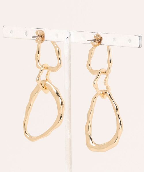 CIAOPANIC TYPY（チャオパニックティピー）の「lilダブルサークルハートピアス（ピアス（両耳用）・レディース・シルバー/ゴールド・ONE SIZE）」の10枚目の写真