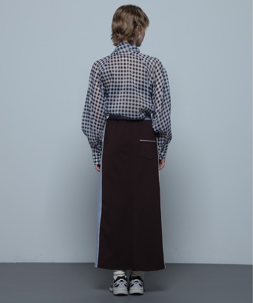 ROSE BUD（ローズバッド）の「ボウタイブラウス（シャツ/ブラウス・レディース・ブラック/ホワイト系その他/ライトグリーン・FREE）」の6枚目の写真