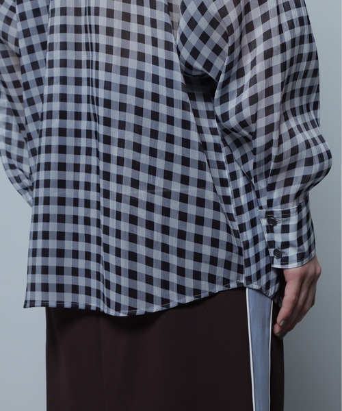 ROSE BUD（ローズバッド）の「ボウタイブラウス（シャツ/ブラウス・レディース・ブラック/ホワイト系その他/ライトグリーン・FREE）」の12枚目の写真