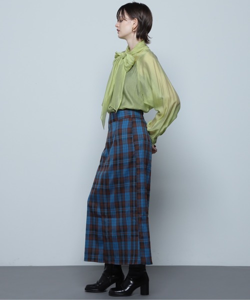 ROSE BUD（ローズバッド）の「ボウタイブラウス（シャツ/ブラウス・レディース・ブラック/ホワイト系その他/ライトグリーン・FREE）」の20枚目の写真