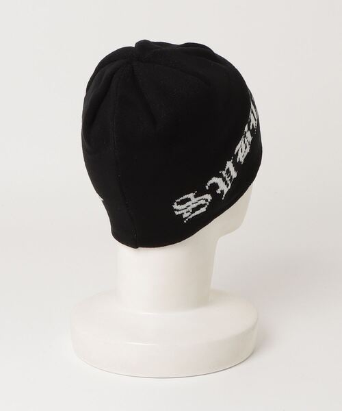 ★OY★KNIT LOGO CAP-BLACK★正規品/韓国直送料込/ユニセックス X-girl ニット帽 ニットキャップ SIGN LOGO JACQUARD BEANIE