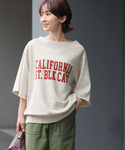 JOURNAL STANDARD relume(ジャーナルスタンダード レリューム)の「《追加》オフショルSWEAT(スウェット・レディース・チャコールグレー/グレー/アイボリー・FREE)」の1枚目の写真