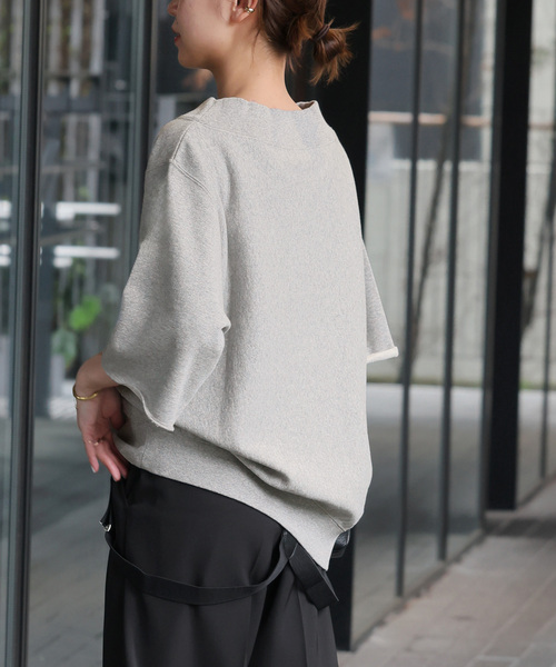 JOURNAL STANDARD relume(ジャーナルスタンダード レリューム)の「《追加》オフショルSWEAT(スウェット・レディース・チャコールグレー/グレー/アイボリー・FREE)」の4枚目の写真