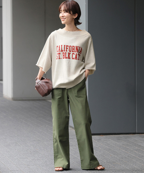 JOURNAL STANDARD relume(ジャーナルスタンダード レリューム)の「《追加》オフショルSWEAT(スウェット・レディース・チャコールグレー/グレー/アイボリー・FREE)」の7枚目の写真