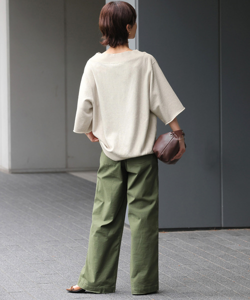 JOURNAL STANDARD relume(ジャーナルスタンダード レリューム)の「《追加》オフショルSWEAT(スウェット・レディース・チャコールグレー/グレー/アイボリー・FREE)」の10枚目の写真