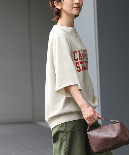JOURNAL STANDARD relume(ジャーナルスタンダード レリューム)の「《追加》オフショルSWEAT(スウェット・レディース・チャコールグレー/グレー/アイボリー・FREE)」の13枚目の写真