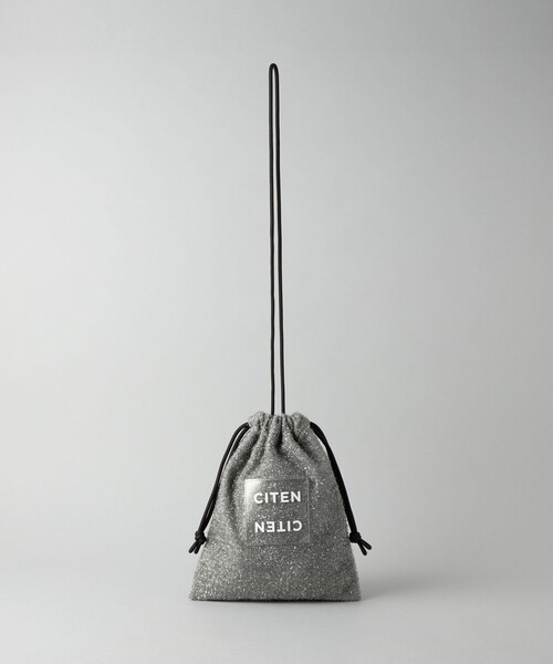 CITEN(シテン)の「<CITEN>キラキラニットクリアロゴキンチャクショルダーバッグ(ショルダーバッグ・レディース・ブラック/シルバー/ベージュ/ロイヤルブルー/オリーブ・FREE)」の15枚目の写真