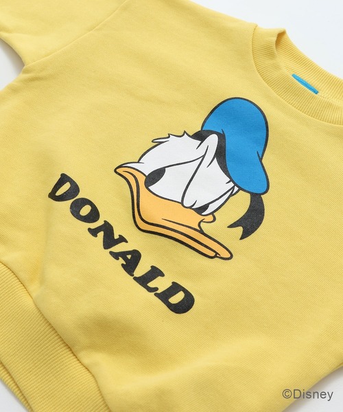 セール】ドナルドダック プリント裏毛トレーナー（スウェット