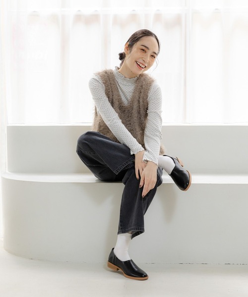 セール】3ゲージフサフサヤーンベスト（ベスト）｜studio CLIP