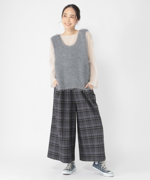 セール】3ゲージフサフサヤーンベスト（ベスト）｜studio CLIP